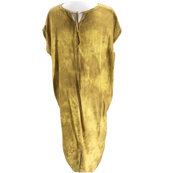 CAARA NEW Womens Size Medium Lightweight Tie Dye Midi Dress Oversized Pullover - Picture 2 of 9